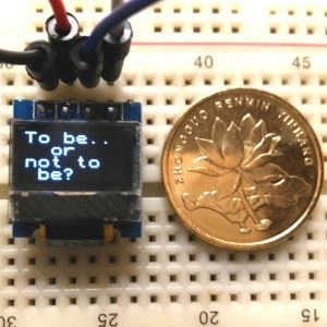 Micro Size OLED Display Module