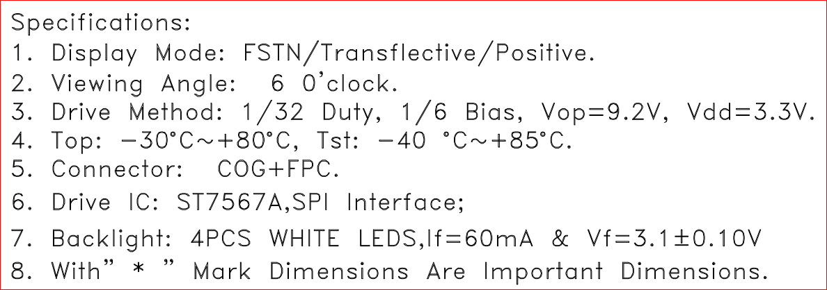 lcd spec lcd spec