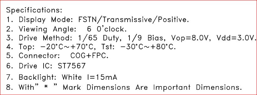lcd spec