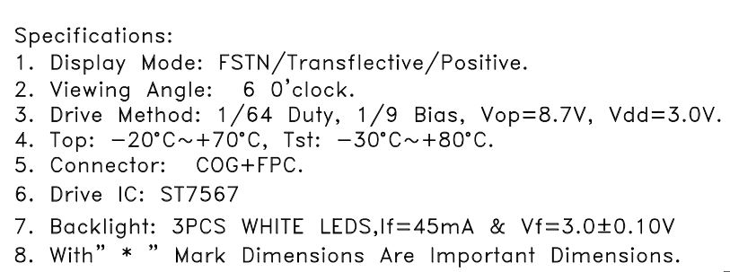 lcd spec