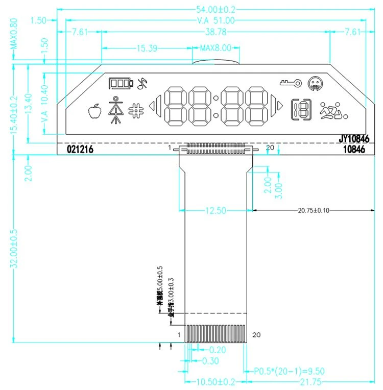 lcd drawing