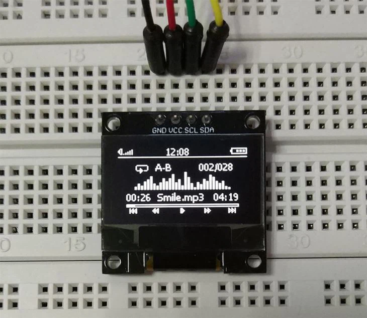 0.96 Inch 128*64 OLED Display