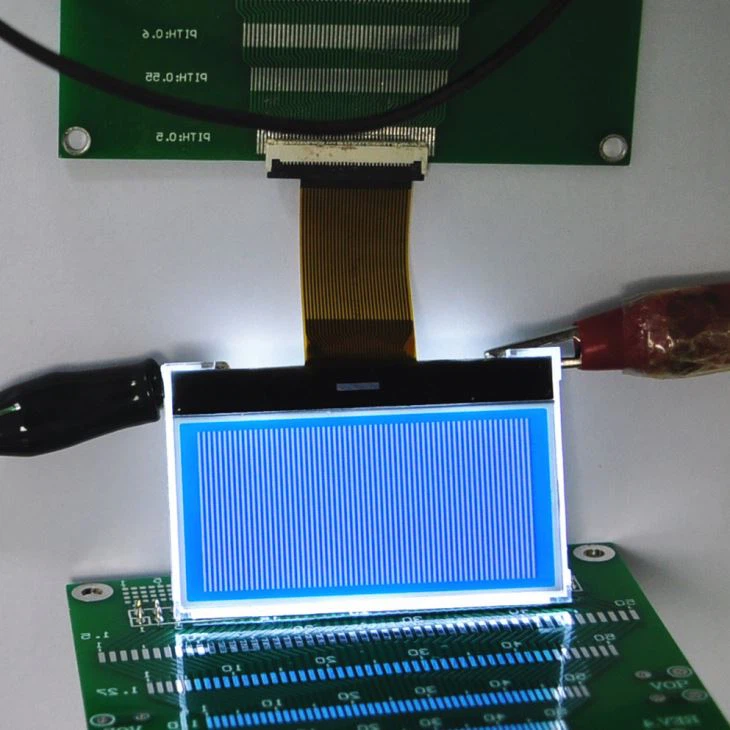 Blue Background Graphic LCD