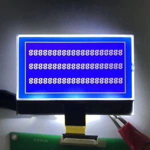 Blue 128x64 Graphic LCD For Water Purifier