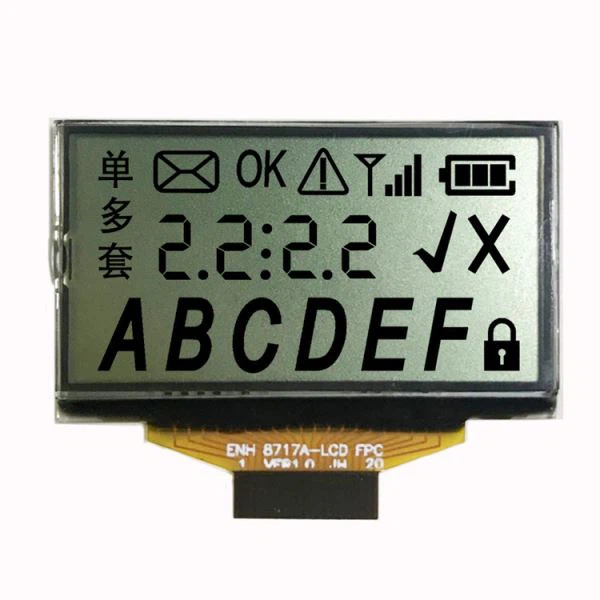 Import China Goods Factory Supply Segment LCD Display