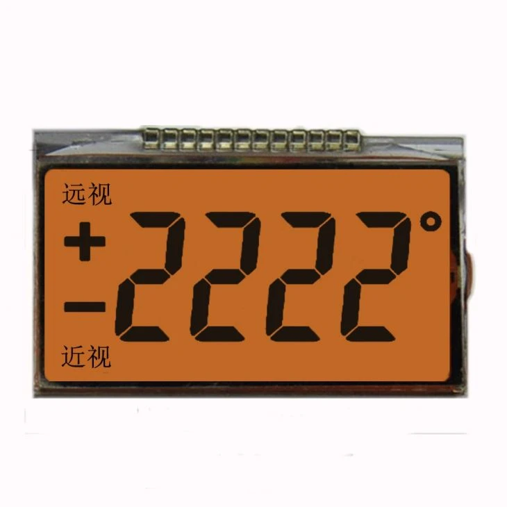 TN Positive Lcd Modules 7 Segment Lcd Display With Pin