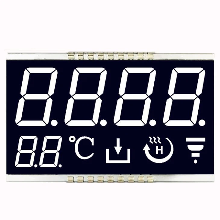 VA Transmissive Segment LCD Display With Back Light