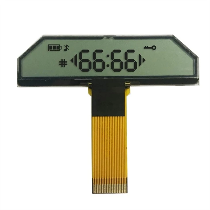 Custom Size TN Segment LCD Display FPC Digital LCD